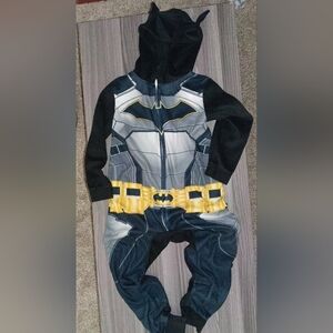 Kids Batman Boys 8 Hooded One Piece Pajama